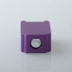 Authentic MK MODS Boro Tank for SXK BB / Billet AIO Box Mod Kit - Purple, Aluminum + Glass