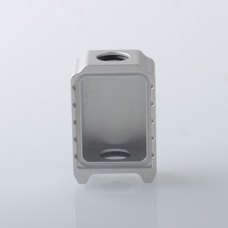 Authentic MK MODS Boro Tank for SXK BB / Billet AIO Box Mod Kit - Silver, Aluminum + Glass