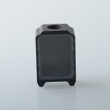 Authentic MK MODS Boro Tank for SXK BB / Billet AIO Box Mod Kit - Black, Aluminum + Glass