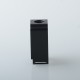 Authentic MK MODS Boro Tank for SXK BB / Billet AIO Box Mod Kit - Black, Aluminum + Glass