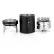 Authentic Wotofo Lush RDA Rebuildable Dripping Atomizer - Black, Stainless Steel, 22mm Diameter