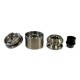 Authentic Dovpo The Samdwich RDA Rebuildable Dripping Vape Atomizer - Silver, BF Pin, 22mm
