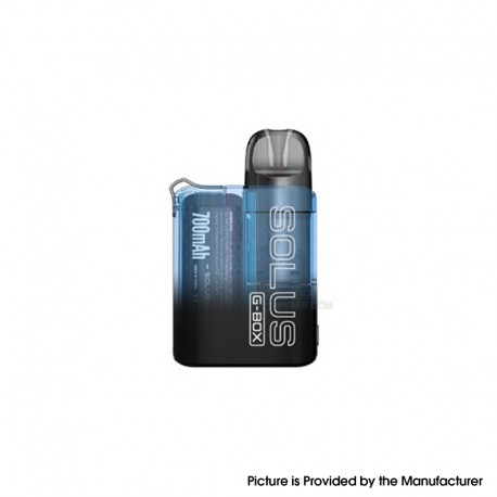 [Ships from Bonded Warehouse] Authentic SMOK Solus G-Box Pod System Kit - Translucent Blue, 700mAh, 2.5ml, 0.9ohm