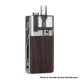 [Ships from Bonded Warehouse] Authentic LVE Orion II Pod System Mod Kit - Silver Sonokeling, 5~40W, 1500mAh, 4.5ml, 0.4ohm