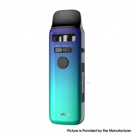 [Ships from Bonded Warehouse] Authentic VOOPOO VINCI 3 Mod Pod Kit - Aurora Blue, VW 5~50W, 1800mAh, 4ml, 0.3ohm / 0.6ohm