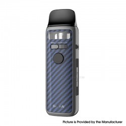 [Ships from Bonded Warehouse] Authentic VOOPOO VINCI 3 Mod Pod Kit - Carbon Fiber Blue, VW 5~50W, 1800mAh, 4ml, 0.3ohm / 0.6ohm