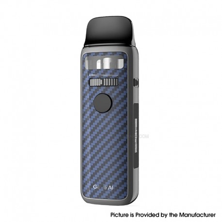 [Ships from Bonded Warehouse] Authentic VOOPOO VINCI 3 Mod Pod Kit - Carbon Fiber Blue, VW 5~50W, 1800mAh, 4ml, 0.3ohm / 0.6ohm