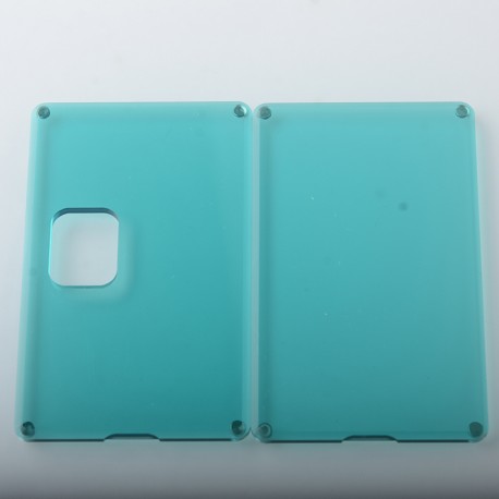 Authentic MK MODS Replacement Front + Back Panel for Vandy Pulse AIO.5 Kit - Cyan (2 PCS)