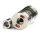 Authentic Youde Zephyrus V2 Updated Sub Ohm Tank Atomizer - Black, Stainless Steel + Glass, 6mL, 0.3 ohm, 22mm