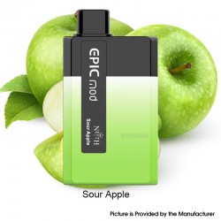 [Ships from Bonded Warehouse] Authentic NEITH EPICMOD 5500 Puffs 50mg Rechargeable Disposable Kit 650mAh 14ml - Sour Apple