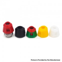 Mission Prism Style Booster Drip Tip Set for BB / Billet Boro AIO Mod - Green + Yellow + Red + White + Black