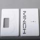 NS X Monarchy Square Style Front + Back Door Panel Plates for BB / Billet Box Mod - White, Acrylic (2 PCS)