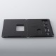 NS X Monarchy Square Style Front + Back Door Panel Plates for BB / Billet Box Mod - Black, Acrylic (2 PCS)