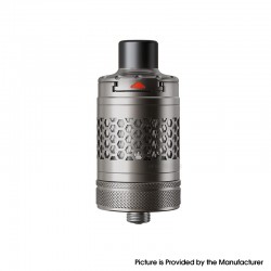 [Ships from Bonded Warehouse] Authentic Aspire Nautilus 3S Sub Ohm Tank Atomizer - Gun Metal, 4ml, 0.3ohm / 1.0ohm, 24mm