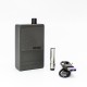 SXK Delro Style 60W TC VW AIO Mod Kit - Gun Metal, 1~60W, 2200mAh, Evolv DNA 60 Chipset