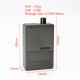 SXK Delro Style 60W TC VW AIO Mod Kit - Gun Metal, 1~60W, 2200mAh, Evolv DNA 60 Chipset