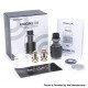 [Ships from Bonded Warehouse] Authentic OXVA Unione PnM Tank Atomizer - Silver, 5ml, 0.15ohm / 0.3ohm, 24.5mm