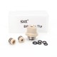 SXK Hussar BTC Style Integrated Drip Tip for BB / Billet / Boro AIO Box Mod - PEEK + 316SS