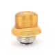 SXK Hussar BTC Style Integrated Drip Tip for BB / Billet / Boro AIO Box Mod - Brown, PEI + 316SS