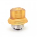 SXK Hussar BTC Style Integrated Drip Tip for BB / Billet / Boro AIO Box Mod - Brown, PEI + 316SS
