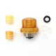 SXK Hussar BTC Style Integrated Drip Tip for BB / Billet / Boro AIO Box Mod - Brown, PEI + 316SS