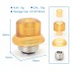 SXK Hussar BTC Style Integrated Drip Tip for BB / Billet / Boro AIO Box Mod - Brown, PEI + 316SS