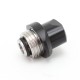 SXK Hussar BTC Style Integrated Drip Tip for BB / Billet / Boro AIO Box Mod - Black, POM + 316SS
