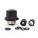 SXK Hussar BTC Style Integrated Drip Tip for BB / Billet / Boro AIO Box Mod - Black, POM + 316SS