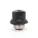 SXK Hussar BTC Style Integrated Drip Tip for BB / Billet / Boro AIO Box Mod - Black, POM + 316SS