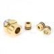 SXK Hussar BTC Style Integrated Drip Tip for BB / Billet / Boro AIO Box Mod - Gold, 316SS