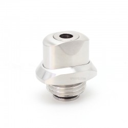 SXK Hussar BTC Style Integrated Drip Tip for BB / Billet / Boro AIO Box Mod - Silver, 316SS