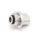 SXK Hussar BTC Style Integrated Drip Tip for BB / Billet / Boro AIO Box Mod - Silver, 316SS