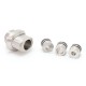 SXK Hussar BTC Style Integrated Drip Tip for BB / Billet / Boro AIO Box Mod - Silver, 316SS