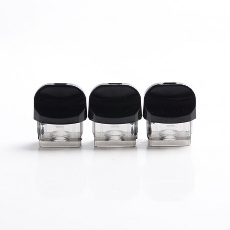 [Ships from Bonded Warehouse] Authentic SMOK Nord 2 Pod Replacement Empty Nord Pod Cartridge - Black, 4.5ml (3 PCS)