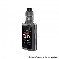 [Ships from Bonded Warehouse] Authentic GeekVape Z200 Zeus 200 200W VW Box Mod Kit + Z Sub Ohm 2021 Tank - GunMetal, 5~200W