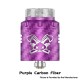 [Ships from Bonded Warehouse] Authentic Hellvape Dead Rabbit 3 RDA Atomizer - Purple Carbon Fiber, Dual Coil, with BF Pin, 24mm