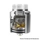 [Ships from Bonded Warehouse] Authentic Hellvape Dead Rabbit 3 RDA Atomizer - Red Carbon Fiber, Dual Coil, with BF Pin, 24mm