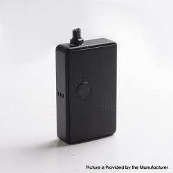 SXK BB Style 60W All-in-One VW Box Mod Vape Kit w/ USB Port - Black, 1~60W, Aluminum Alloy, 1 x 18650, Evolv DNA 60 (2023 Logo)