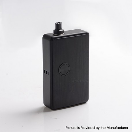 SXK BB Style 60W All-in-One VW Box Mod Vape Kit w/ USB Port - Black, 1~60W, Aluminum Alloy, 1 x 18650, Evolv DNA 60 (2023 Logo)