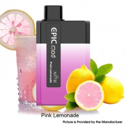 [Ships from Bonded Warehouse] Authentic NEITH EPICMOD 5500 Puffs 0mg Rechargeable Disposable Kit 650mAh 14ml - Pink Lemonade
