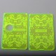 Authentic MK MODS Cyberspace Replacement Panels for Vandy Pulse AIO Kit - Fluo Green, Back + Front Plates (2 PCS)