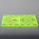 Authentic MK MODS Cyberspace Replacement Panels for Vandy Pulse AIO Kit - Fluo Green, Back + Front Plates (2 PCS)