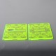 Authentic MK MODS Cyberspace Replacement Panels for Vandy Pulse AIO Kit - Fluo Green, Back + Front Plates (2 PCS)