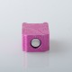 Authentic MK MODS Topo Boro Tank for SXK BB / Billet AIO Box Mod Kit - Pink, Aluminum + Glass