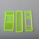 Authentic MK MODS Replacement Panels Set for Stubby AIO - Fluo Green (3 PCS)