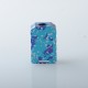 PRC ProRo Style Boro Tank for SXK BB / Billet AIO Box Mod Kit - Blue Purple, Aluminum Alloy