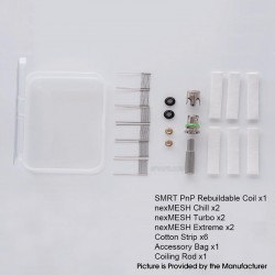 [Ships from Bonded Warehouse] Authentic Wotofo SMRT PnP Rebuildable Coil Kit