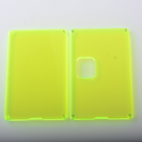 Authentic MK MODS Replacement Front + Back Panel for Vandy Vape Pulse AIO.5 Kit - Fluo Green (2 PCS)