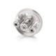 Authentic Steam-Crave Triple-Post RBA Base for Aromamizer RDTA - Silver, Stainless Steel