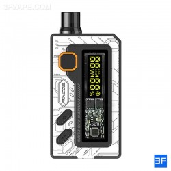 [Ships from Bonded Warehouse] Authentic Rincoe Manto AIO Plus Pod System - Black White, VW 1~80W, 1 x 18650, 3ml, 0.15/ 0.3ohm